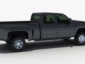 silverado 3500hd crew cab 3D Model
