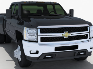 silverado 3500hd crew cab Modelo 3D
