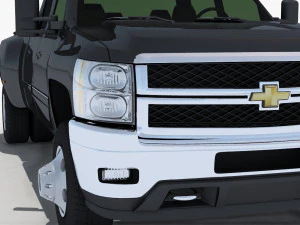 silverado 3500hd crew cab 3D Model