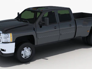 silverado 3500hd crew cab 3D Model