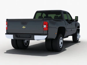 silverado 3500hd crew cab 3D Model