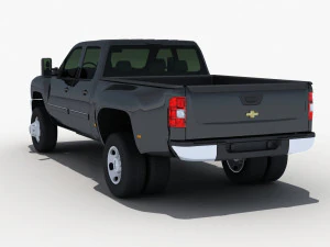 silverado 3500hd crew cab 3D Model