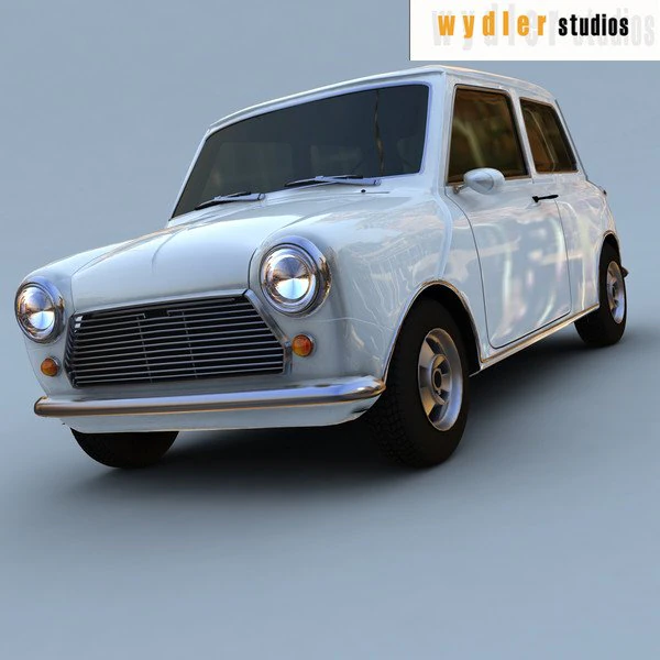 mini mark ii 1967 3D Model .c4d .max .obj .3ds .fbx .stl .blend 