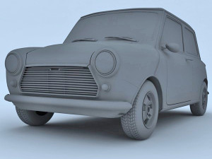 mini mark ii 1967 Modelo 3D