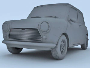 mini mark ii 1967 3D Model
