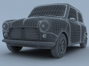 mini mark ii 1967 Modelo 3D