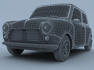 mini mark ii 1967 3D Model