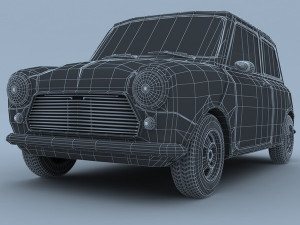mini mark ii 1967 Modelo 3D
