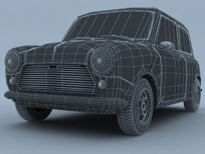 mini mark ii 1967 3D Model