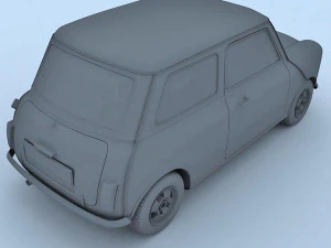 mini mark ii 1967 3D Model