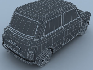 mini mark ii 1967 Modelo 3D