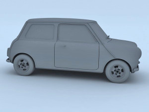 mini mark ii 1967 Modelo 3D