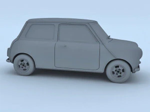 mini mark ii 1967 3D Model