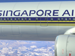 b772 singapore airlines 3D Model