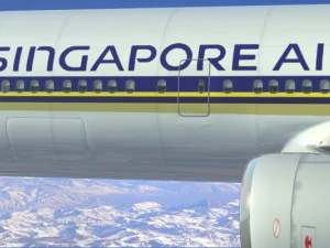 b772 singapore airlines 3D Model