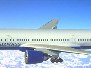 777-200lr british airways 3D Model