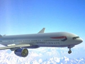 777-200lr british airways 3D Model