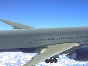 777-200lr british airways 3D Модель