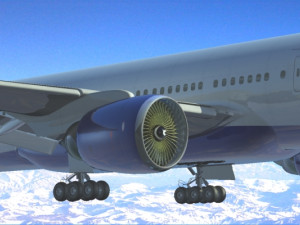 b777-200lr delta 3D 모델