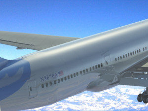 b777-200lr delta 3D 모델