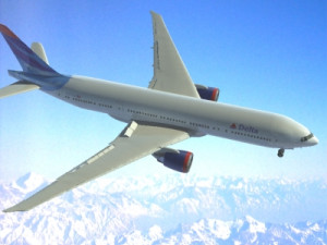 b777-200lr delta 3D 모델