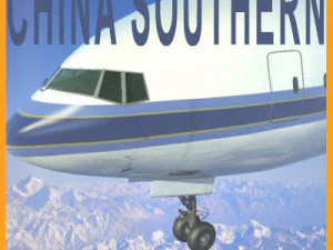 b777-200lr-chine sud Modèle 3D