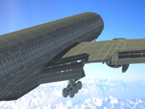 b777-200lr-united airlines 3Dモデル