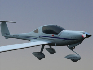 diamond da-20 eclipse exterior Modelo 3D