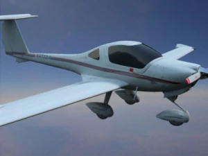 diamond da-20 eclipse exterior 3D Model