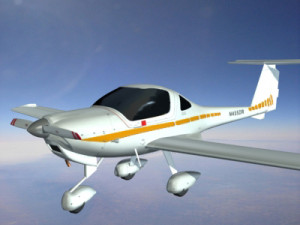diamond da-20 eclipse exterior Modelo 3D