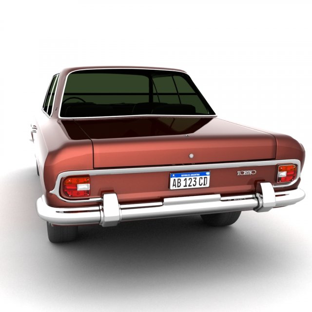 torino 380w 1967-1970 3D Model .c4d .max .obj .3ds .fbx .stl .blend 