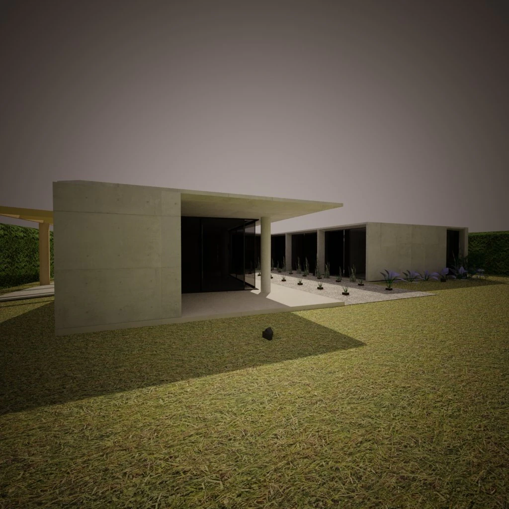 house 140m2 3D Model .c4d .max .obj .3ds .fbx .stl .blend 
