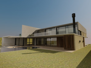 modern house Modelo 3D