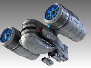scifi spaceship 3D Model