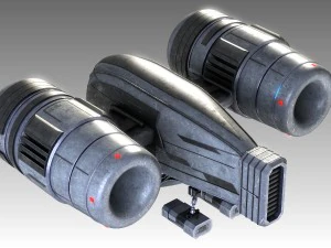 bilim-kurgu uzay gemisi 3D Model