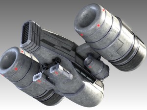 scifi spaceship 3D Model