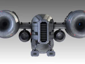 bilim-kurgu uzay gemisi 3D Model