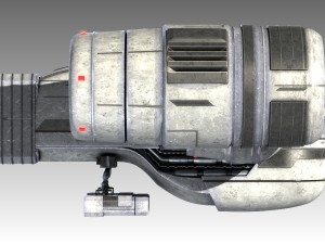 scifi spaceship 3D Model
