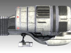bilim-kurgu uzay gemisi 3D Model