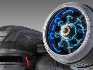 bilim-kurgu uzay gemisi 3D Model