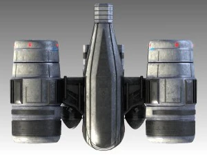 bilim-kurgu uzay gemisi 3D Model