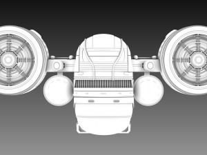 scifi spaceship 3D Model