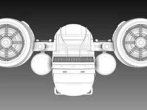 bilim-kurgu uzay gemisi 3D Model