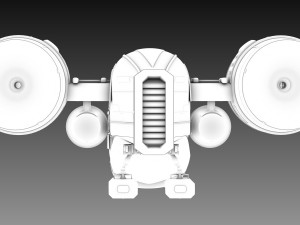 scifi spaceship 3D Model