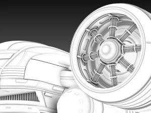 bilim-kurgu uzay gemisi 3D Model