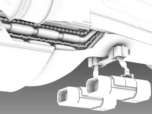 bilim-kurgu uzay gemisi 3D Model