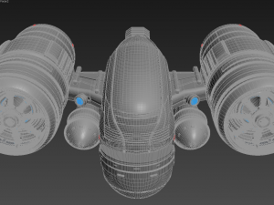 scifi spaceship 3D Model