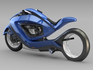 sport bike futuristic concept 3D Модель