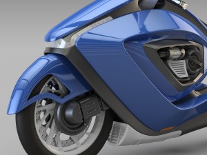sport bike futuristic concept 3D Модель