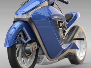 sport bike futuristic concept 3D Модель